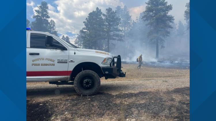 Evacuations ordered for wildfire burning west of Pagosa Springs