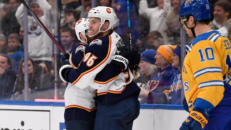 Rantanen scores 3rd in OT, Avalanche rally past Blues 3-2