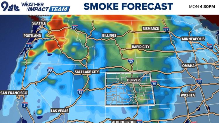 Weather Impact Day: More wildfire smoke with climbing temperatures