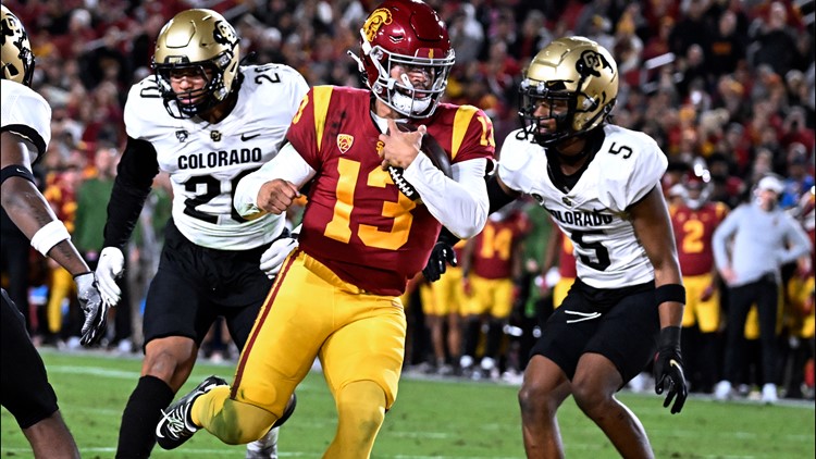 No. 8 USC routs Colorado 55-17, but loses RB Dye to injury
