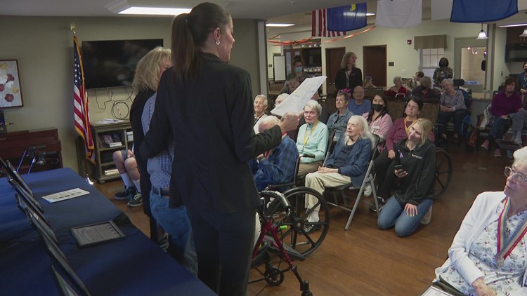 Littleton memory care center honors its residents who served in WWII, Korea and Vietnam