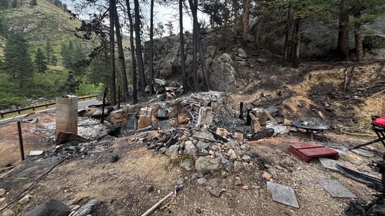 1 found dead in burned home in Larimer County