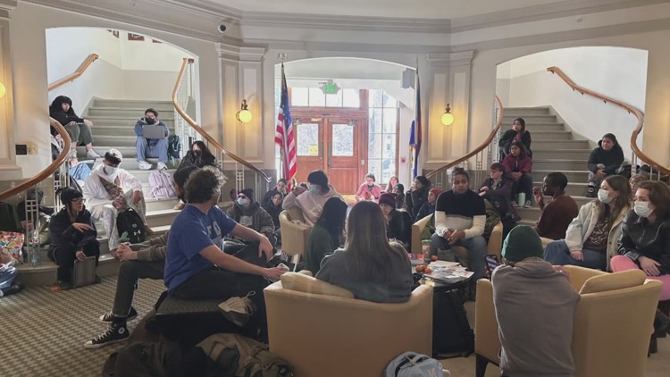 CSU students sit-in to protest changes to DEI policies