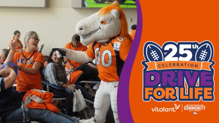 Vitalant, Broncos team up for 'Drive for Life' blood drive