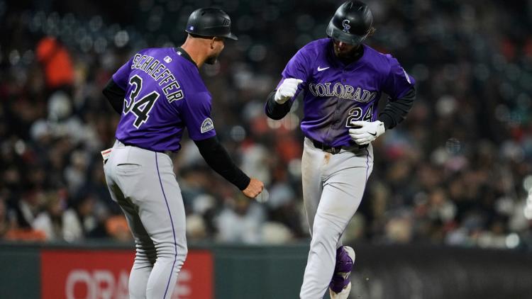 Rockies rally past Giants 4-3, denying Justin Verlander his 1st win since joining San Francisco