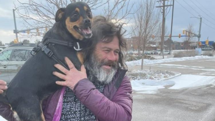 Dog reunited with owner after being snatched