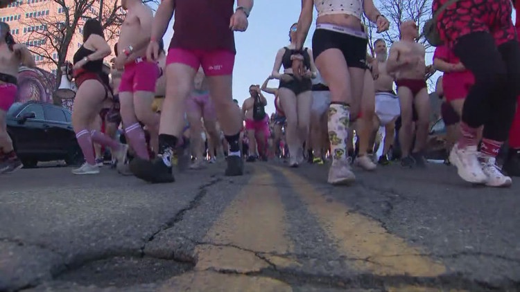 Cupid's Undie Run raises awareness and money for a cause