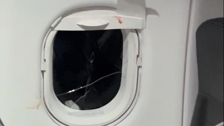 Passenger punches, cracks window on flight from Denver to Houston