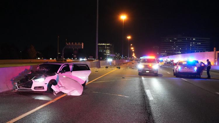 Southbound I-25 reopens in Greenwood Village after crash