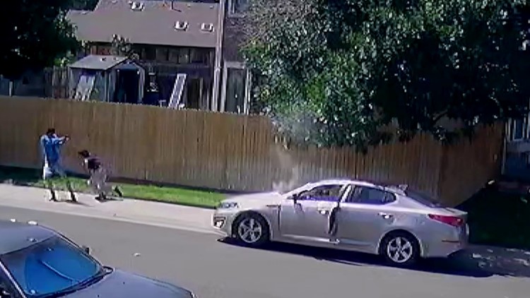WATCH: Gunfire exchange captured on video, police looking for suspects
