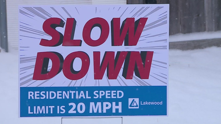 Lakewood adopts new speed limit for residential streets