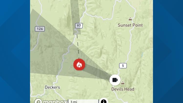Evacuation warning issued for wildfire in Douglas County