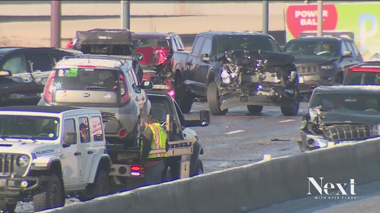 Massive pileup on 6 makes determining fault difficult