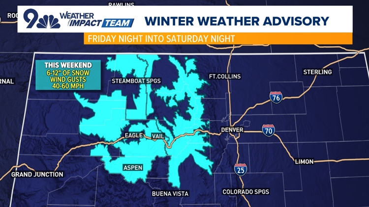 Windy in the foothills tonight, mountain snow expected by Saturday