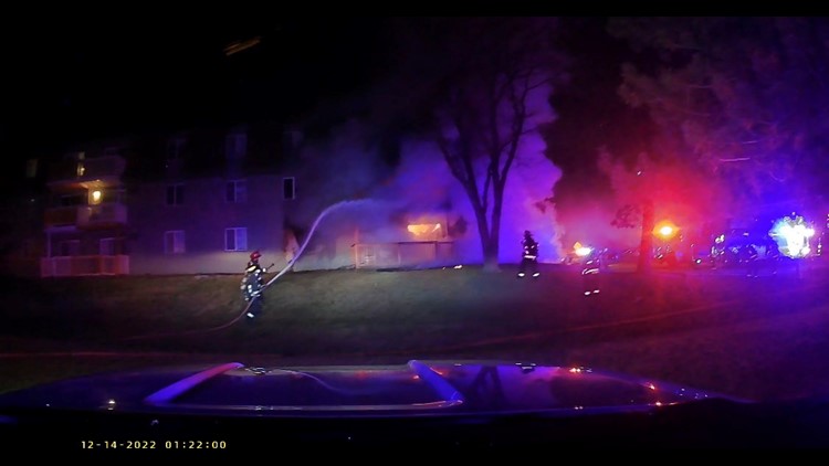Arvada officers alerted residents to fire in apartment building