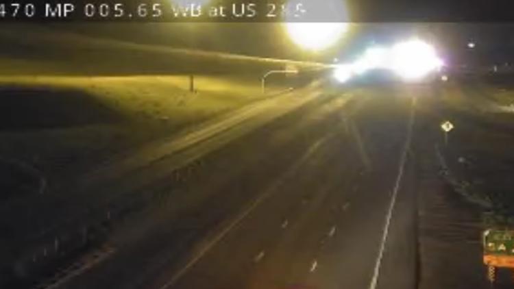 Car fire closes westbound C-470 in Jefferson County