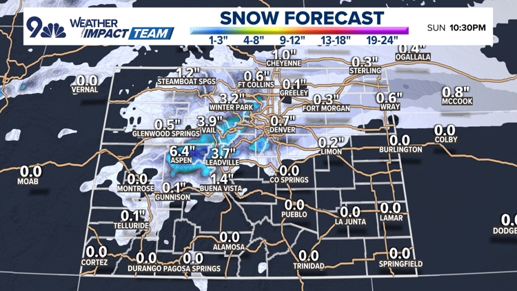 Chilly weekend ahead with rounds of light snow