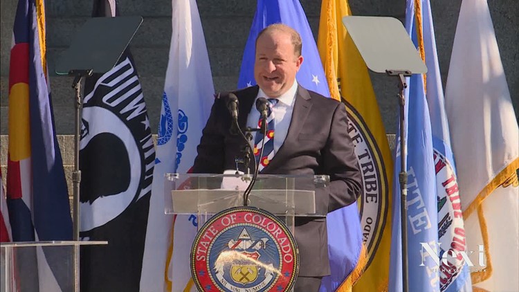Polis gives policy preview in inauguration speech