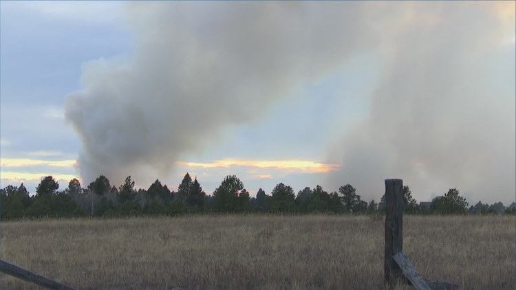 Hundreds of homes evacuated due to wildfire in Teller County