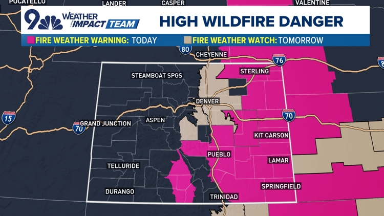 Critical fire danger and near record heat Monday