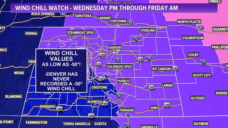 Coldest air in decades heading to Colorado this week