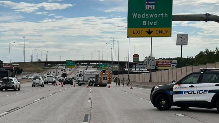 Lanes on I-70 reopen in Wheat Ridge after motorcycle crash