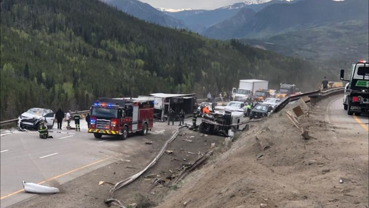 Westbound I-70 reopens at tunnel after crash