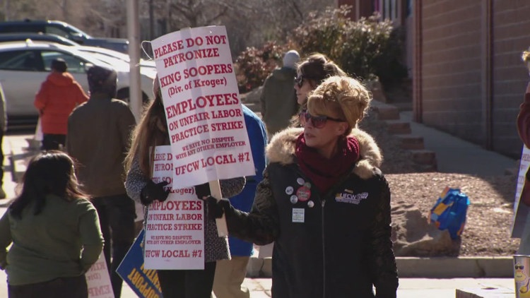 Judge grants narrow temporary restraining order against striking King Soopers employees