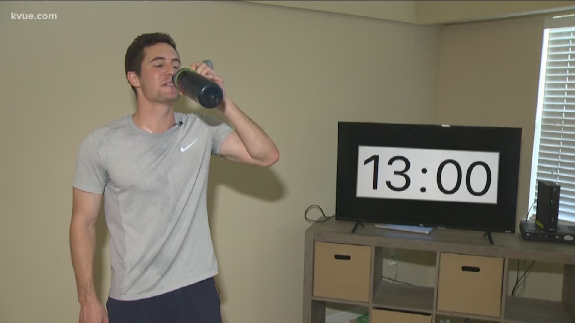 A workout that starts off easy gets hard quickly – can you beat Jake's record?