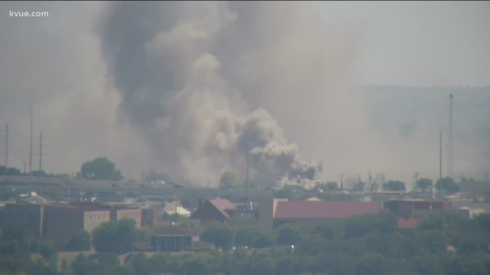 You may have seen a lot of smoke in South Austin Thursday afternoon.