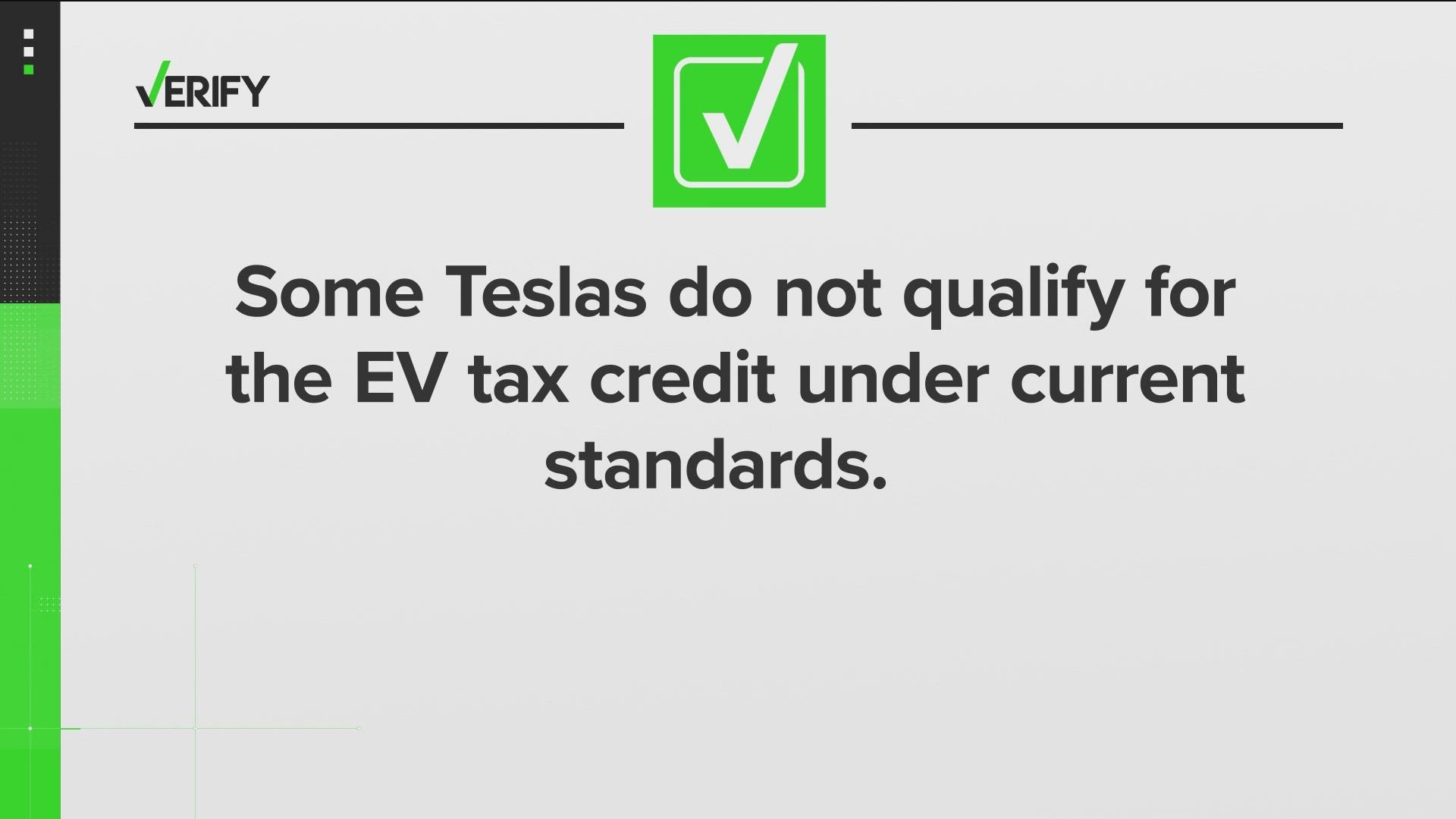 Electric vehicle owners may get up to $7,500 in tax credits, but not all may qualify.