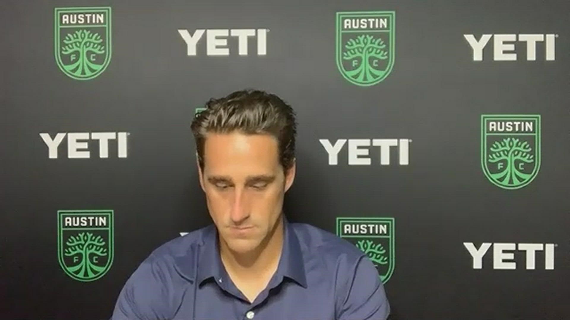 Austin FC vs. FC Dallas: Josh Wolff post-game recap Aug. 7, 2021 |  weareiowa.com