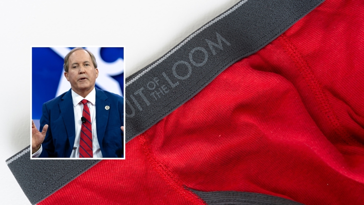 Texas AG Paxton investigating Hanes, Fruit of the Loom over children's underwear materials