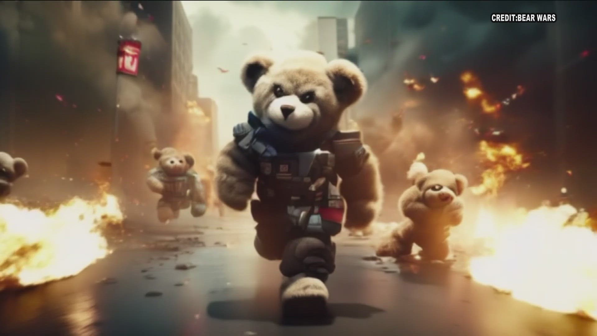 "Bear Wars" is an animated series about AI teddy bears fighting a war in the future.