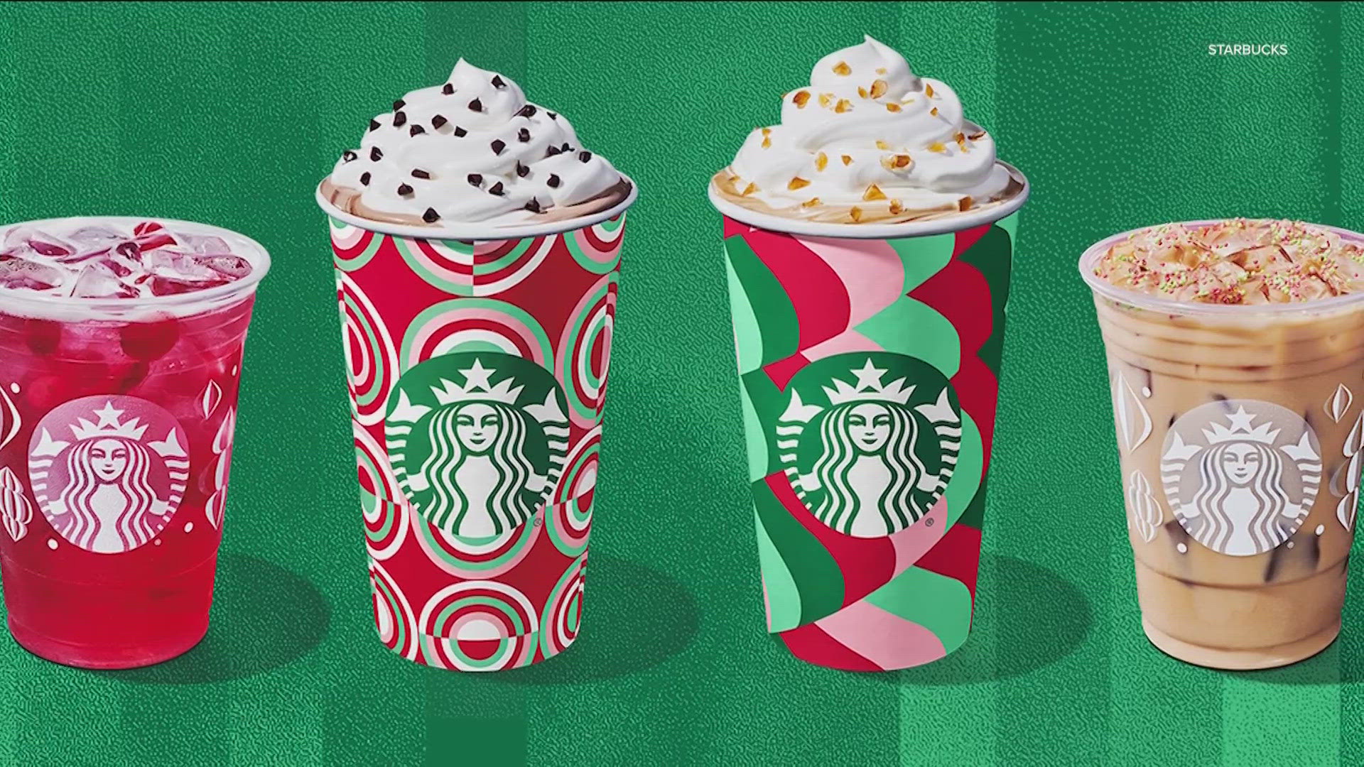 The coffee chain will release its holiday menu Thursday, which includes the new Cran-Merry Orange Refresher, as well as classics like the Chestnut Praline Latte.