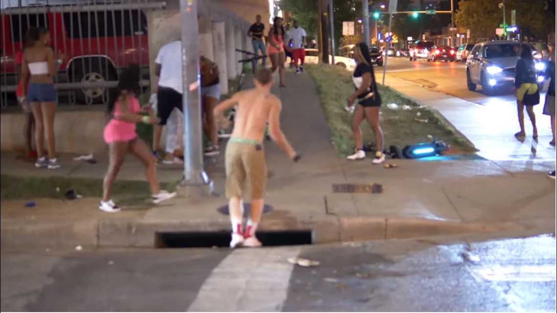 Suspect in Austin Seventh Street shooting caught on camera arrested.