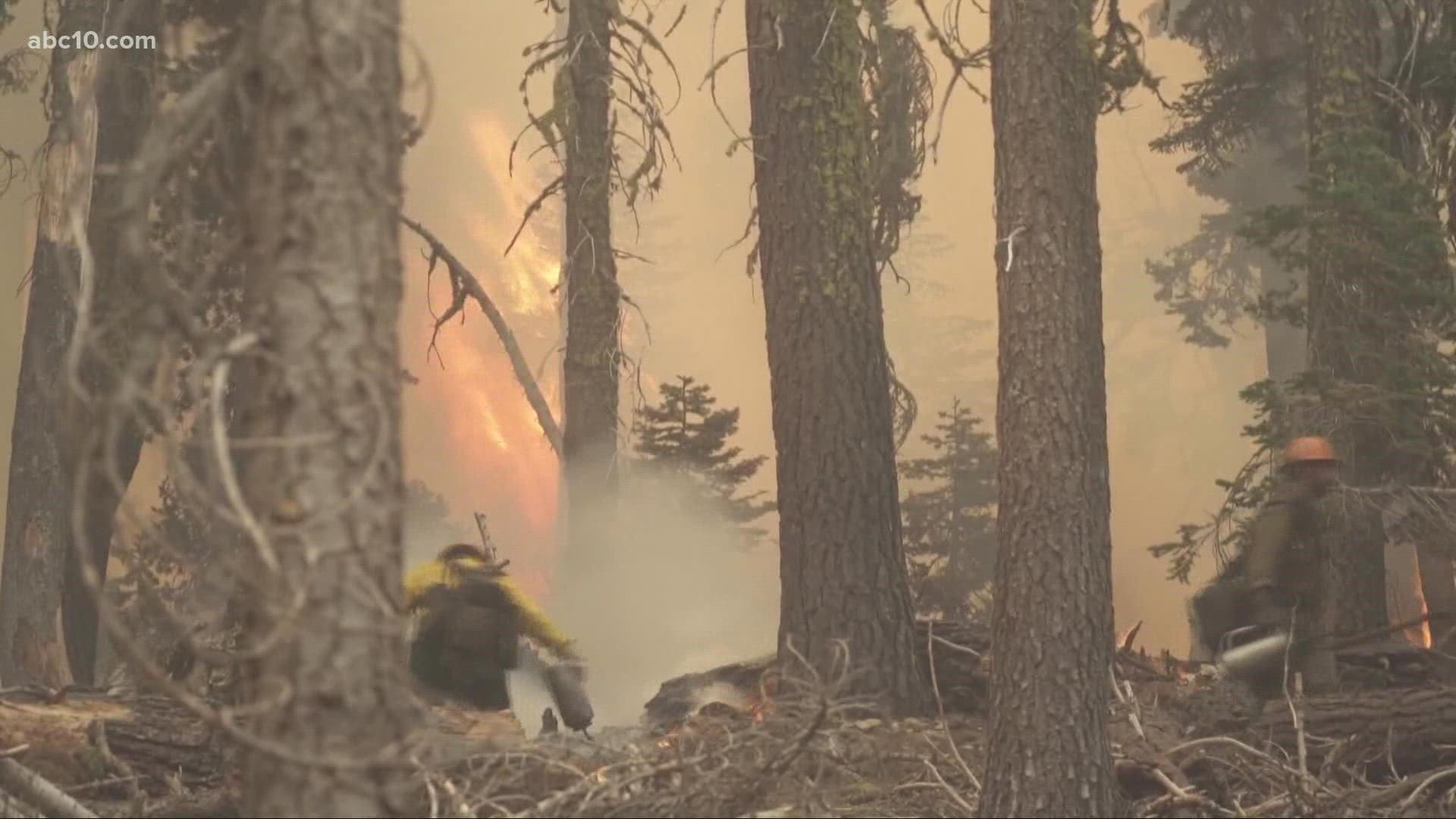 Following a strong weekend of firefighting, more residents in the South Lake Tahoe area are being let into their homes.