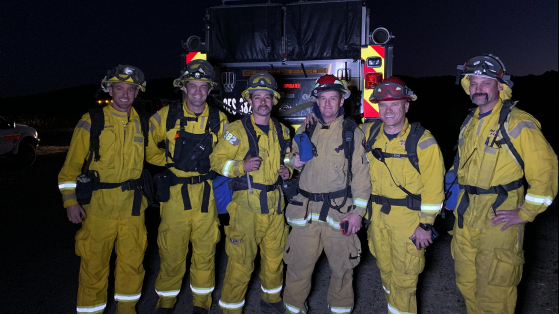 Firefighters with the Sacramento Metropolitan Fire Department joined in the fight to stop the Kincade Fire.
