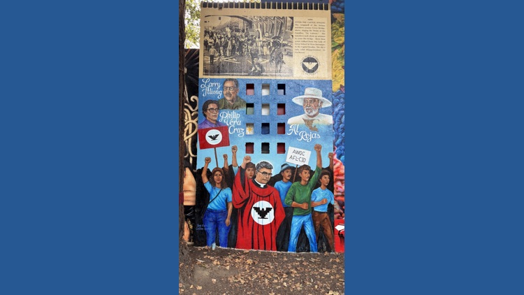 Sacramento mural honors farm worker advocates at South Side Park
