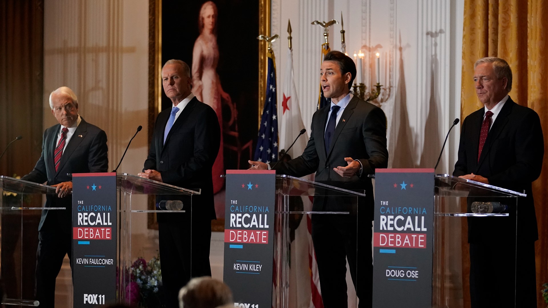 The televised debate at the Richard Nixon Presidential Library in Orange County, California, represented a chance for the candidates to connect with voters statewide