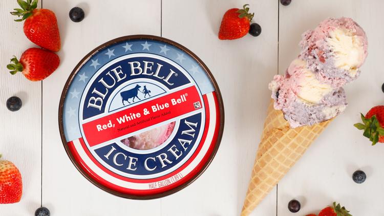 Red, White & Blue Bell ice cream makes its return for America’s 250th anniversary