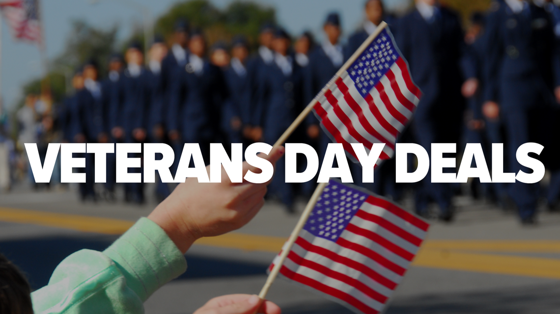Deals & freebies for Veterans Day