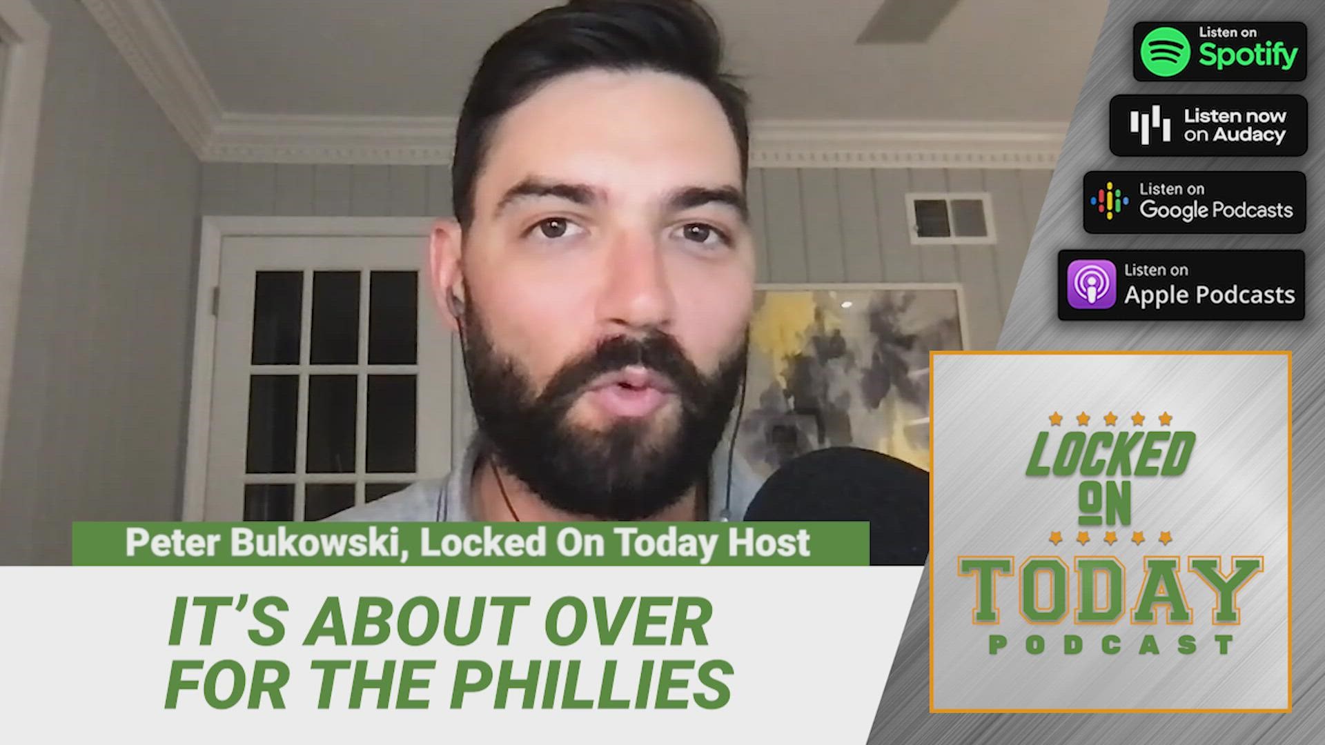 With just five games left, the NL East and NL West are not officially decided yet, but the Phillies are on life support after their loss to the Braves on Tuesday.