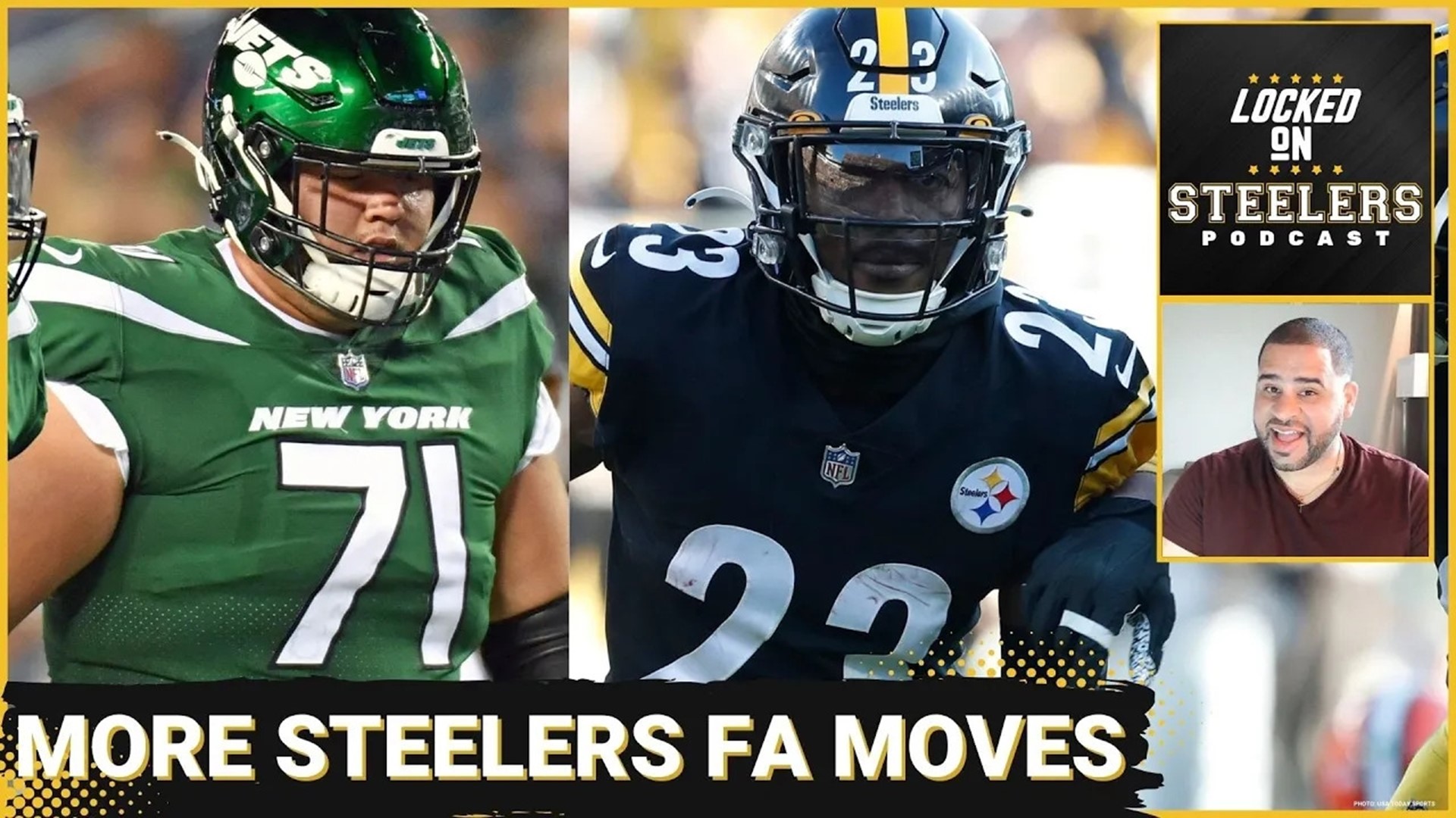 The Pittsburgh Steelers agreed to sign guard Nate Herbig in free agency and re-sign safety Damontae Kazee on Tuesday. Herbig is a big, run-blocking guard.