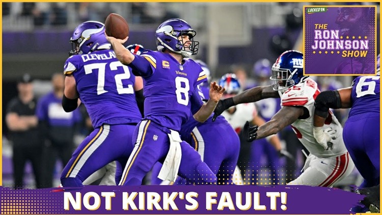 DON'T BLAME Kirk Cousins For Minnesota Vikings Final Loss. The Ron Johnson Show