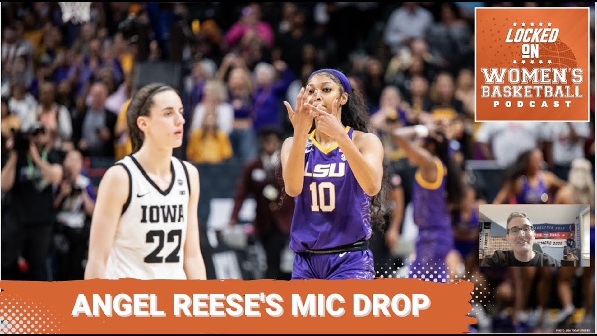 A 102-85 win for LSU gave the Tigers the title over Caitlin Clark and Iowa, and Angel Reese punctuated the performance with some on-court celebrating.
