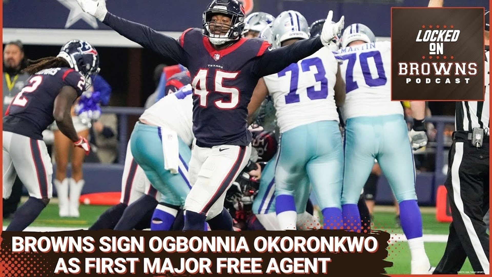 In this Instant Reaction, we take a look at the Browns Ogbonnia Okoronkwo Free Agent Signing. We discuss the players strengths and weaknesses.