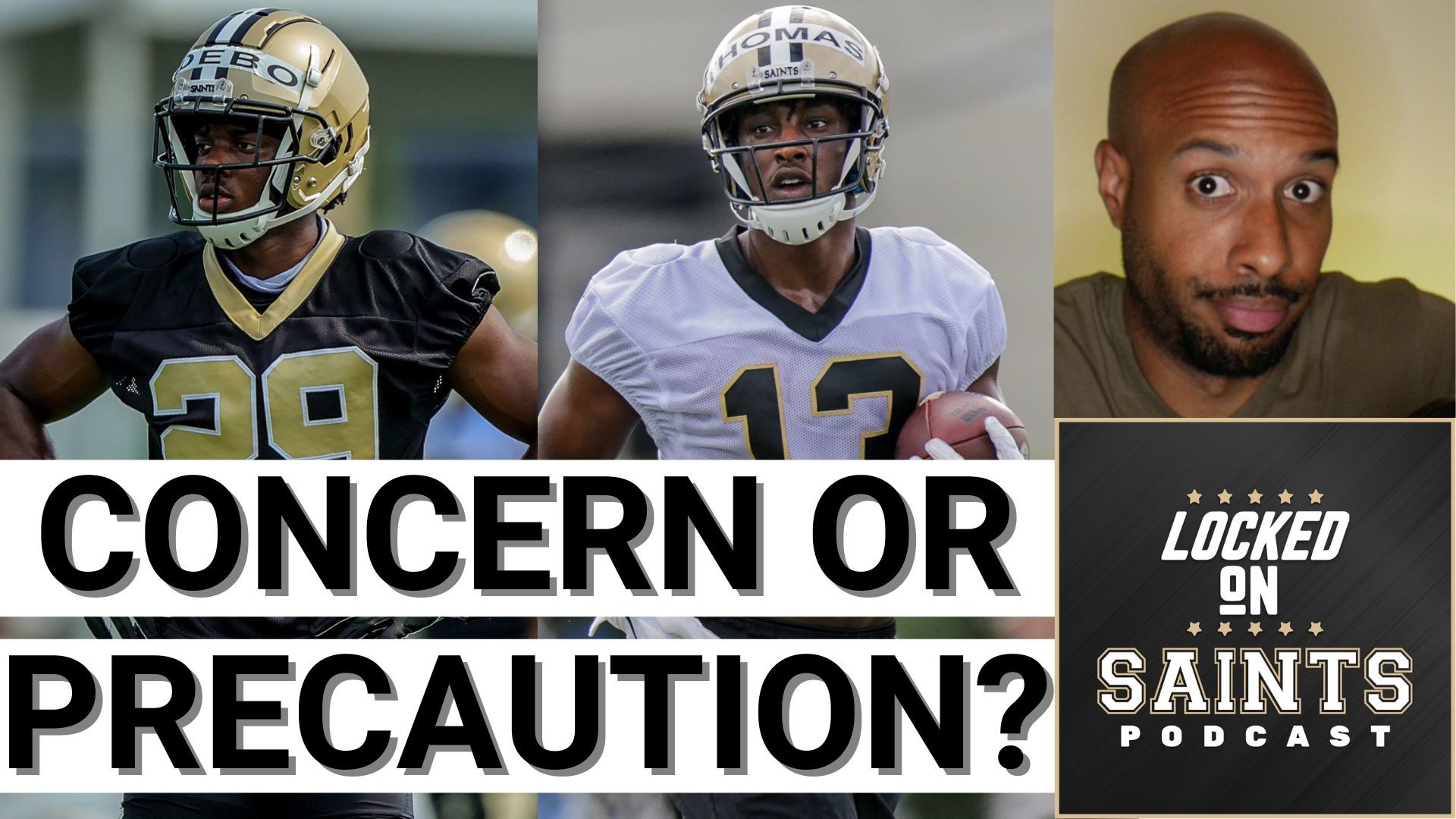 Two New Orleans Saints stars are managing injury ahead of Week 1 against the Atlanta Falcons. Will Paulson Adebo and Michael Thomas be ready to go?