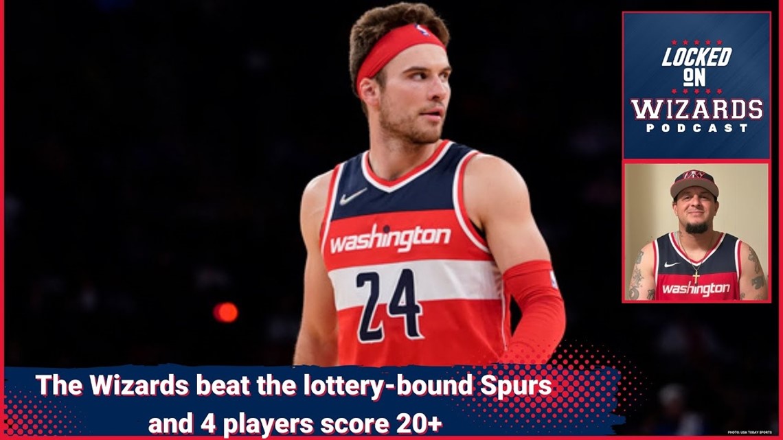 The Wiz Kids win a shoot out vs. the Spurs 136 -124 and 4 players score 20+.
