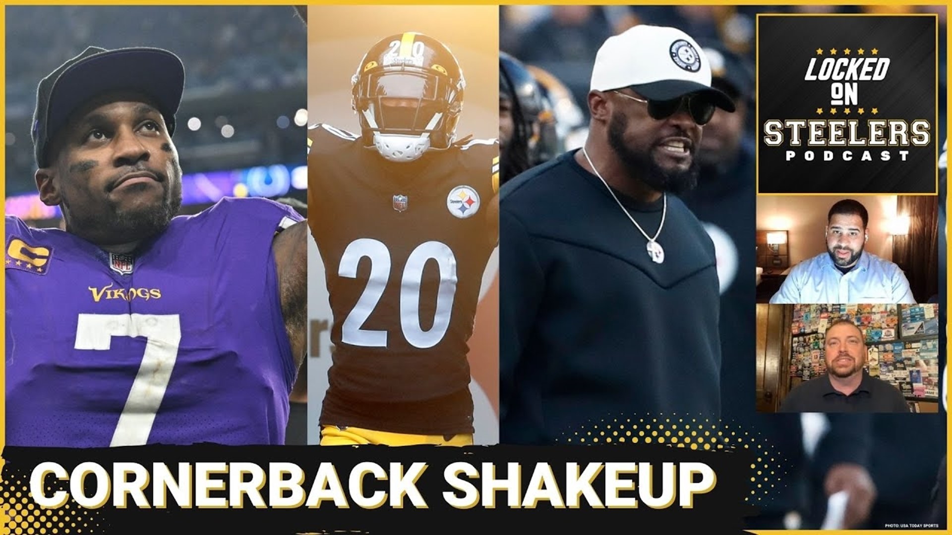 The Pittsburgh Steelers hade a cornerback shakeup to open free agency by gaining Patrick Peterson and losing Cameron Sutton.